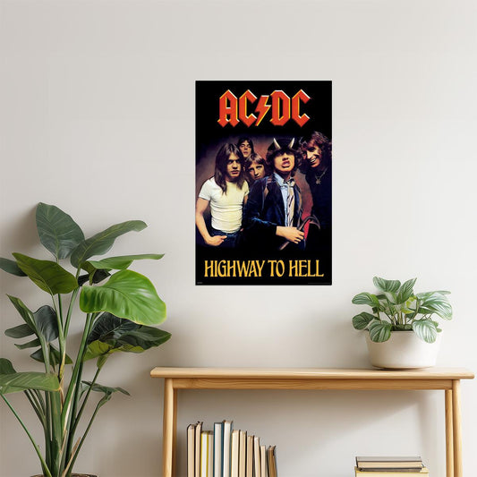 AC/DC Highway to Hell | Album Cover Poster | Classic Hard Rock Wall Art