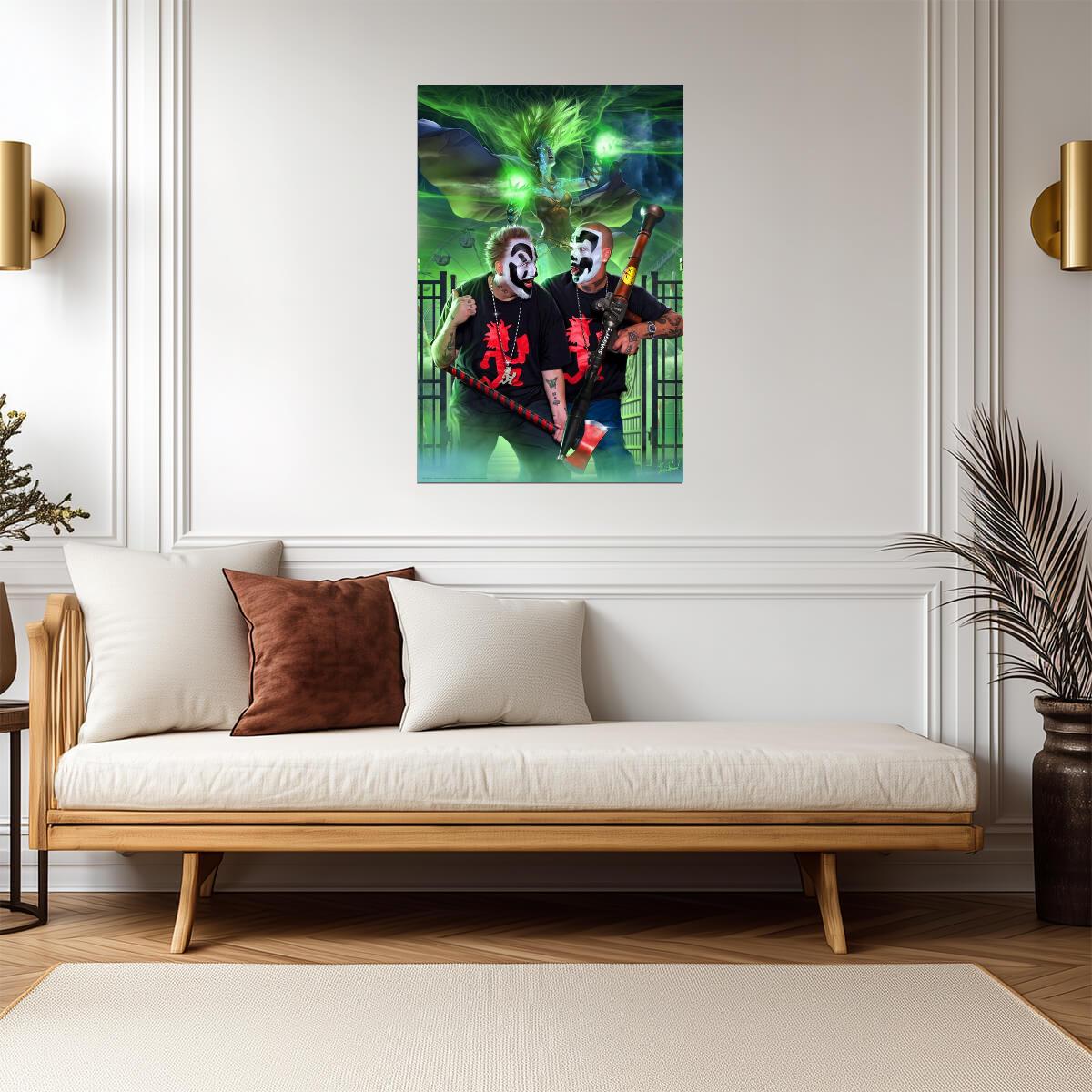 Insane Clown Posse at the Dark Carnival | Shaggy 2 Dope & Violent J Poster | ICP Fan Art - Music Poster