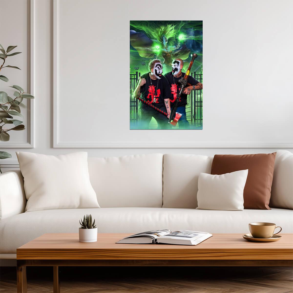 Insane Clown Posse at the Dark Carnival | Shaggy 2 Dope & Violent J Poster | ICP Fan Art - Music Poster