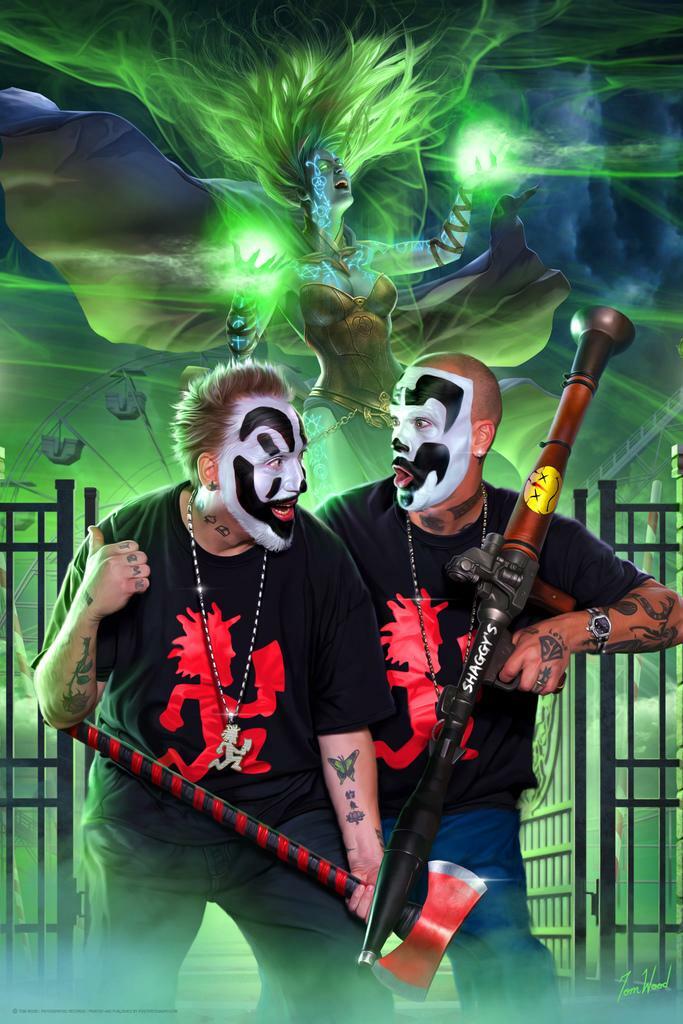 Insane Clown Posse at the Dark Carnival | Shaggy 2 Dope & Violent J Poster | ICP Fan Art - Music Poster
