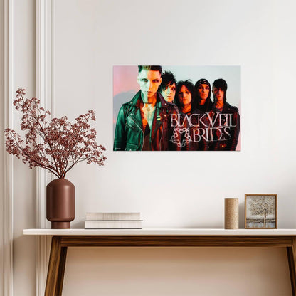 Black Veil Brides The Band | Andy Biersack & BVB Group Photo | Modern Rock Music Poster - Music Poster