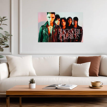 Black Veil Brides The Band | Andy Biersack & BVB Group Photo | Modern Rock Music Poster - Music Poster