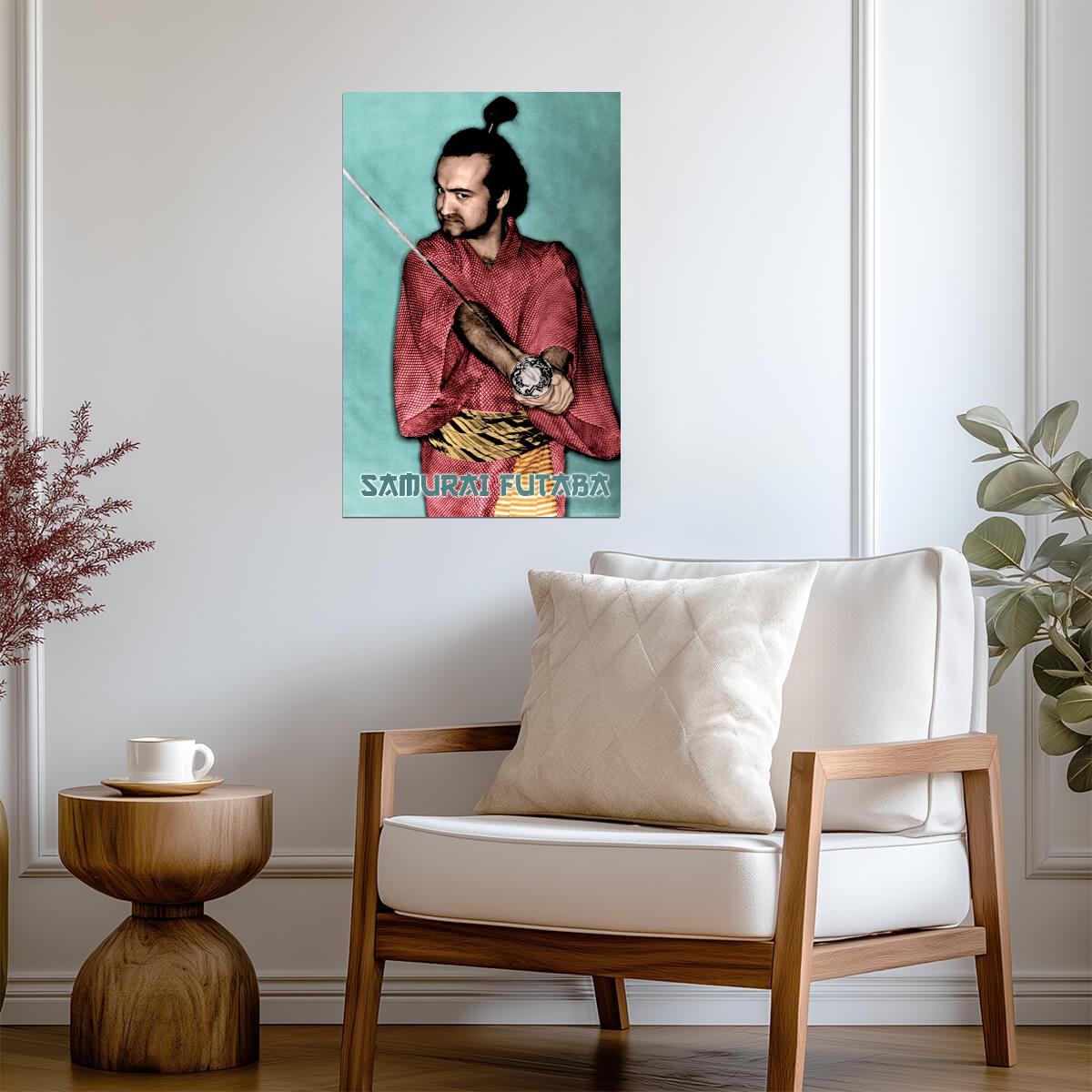 Saturday Night Live | John Belushi as Samurai Futaba | Classic TV Sketch Poster - Movies & TV Poster