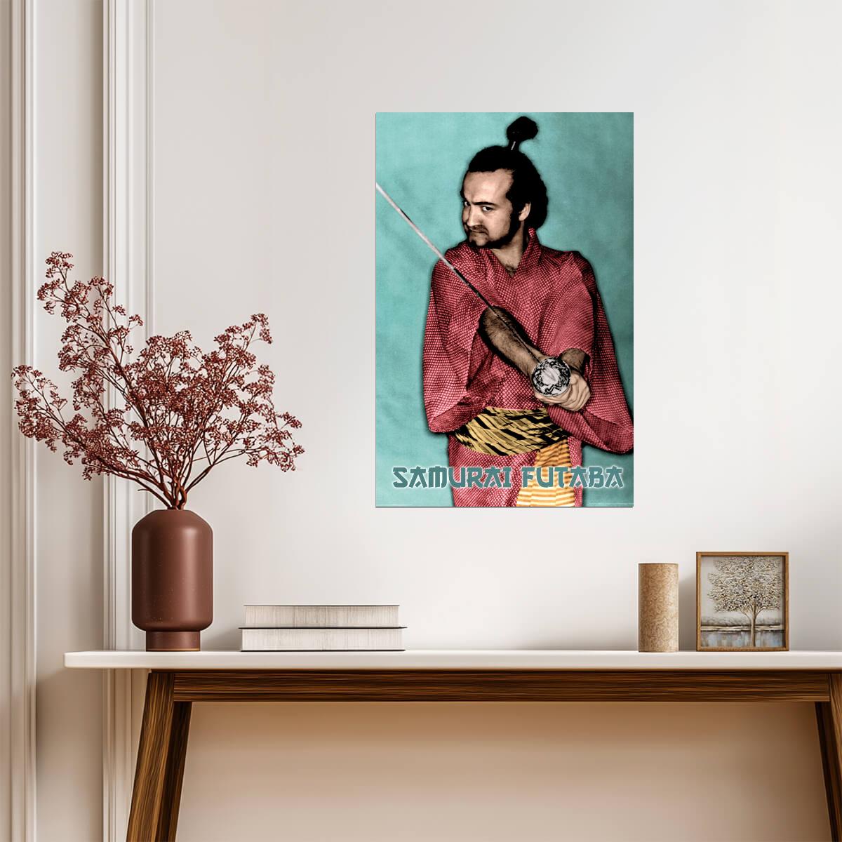 Saturday Night Live | John Belushi as Samurai Futaba | Classic TV Sketch Poster - Movies & TV Poster