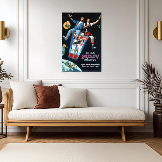Bill And Ted's Excellent Adventure | "Be Excellent To Each Other" | 80s Movie Quote Poster - Movies & TV Poster