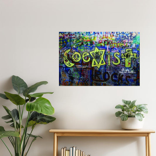 Coexist Graffiti | Motivational Poster