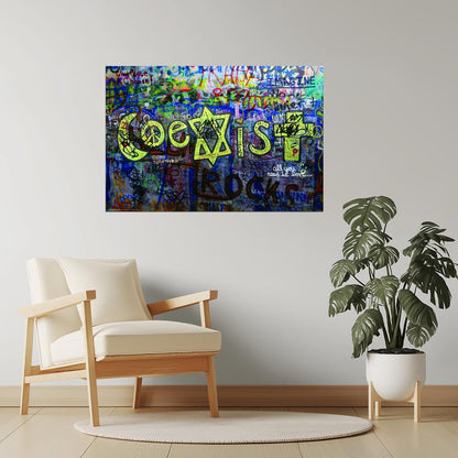 Coexist Graffiti | Motivational Poster