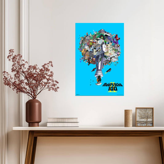 Mob Psycho 100 Season 2 | Anime Poster | Shonen Manga Wall Art