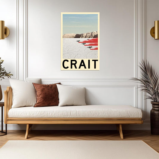 Star Wars Planet Crait | Minimalist Fantasy Travel Poster - Movies & TV Poster