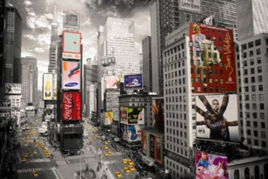 Times Square at Night | New York City Photography | Urban Wall Art Poster - Photography Poster
