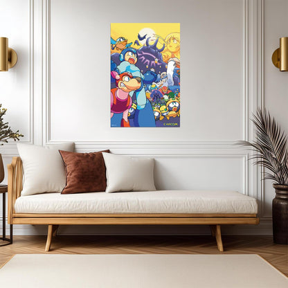 Mega Man | Retro Gaming Poster | NES 8-Bit Video Game Art