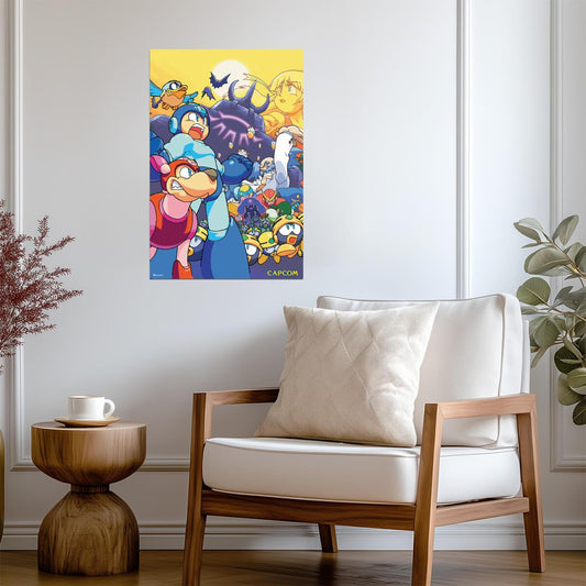 Mega Man | Retro Gaming Poster | NES 8-Bit Video Game Art