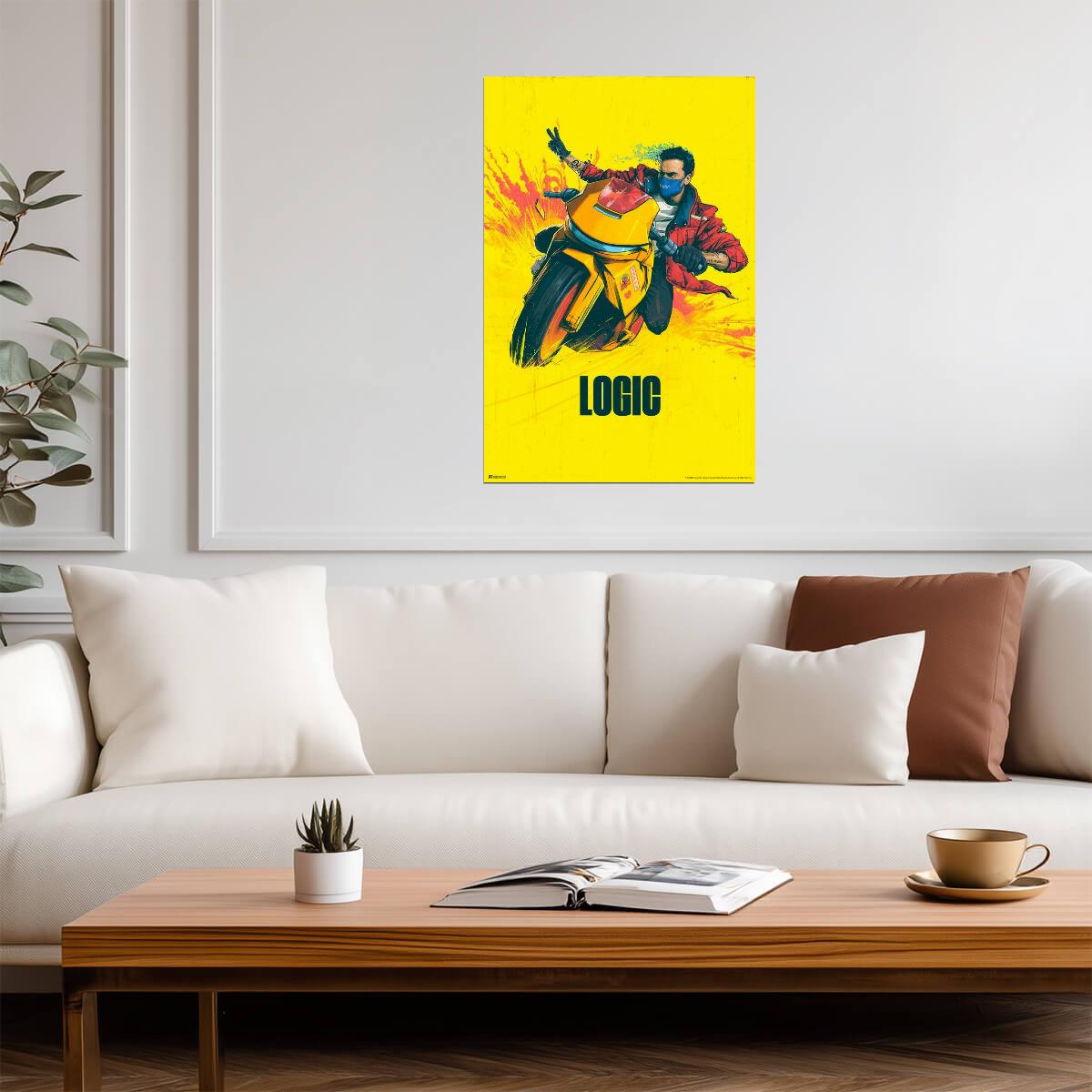 Logic Confessions of a Dangerous Mind | Album Art Poster | Modern Hip Hop Wall Decor - Music Poster