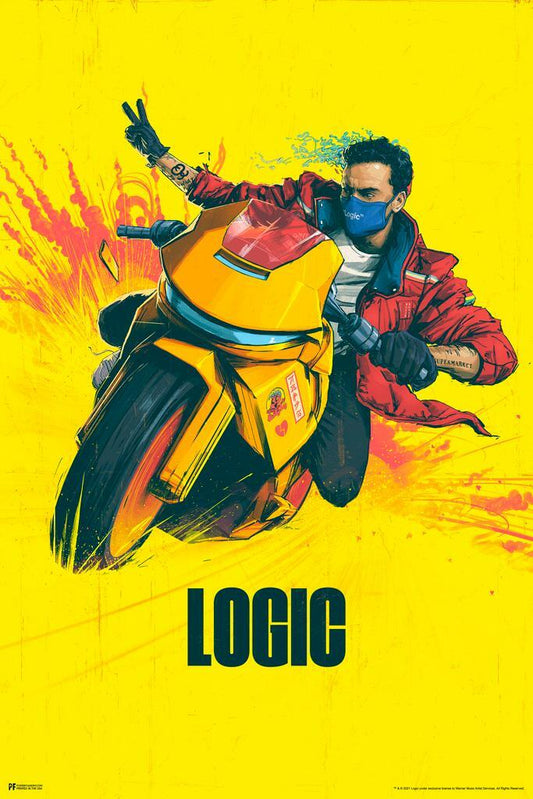 Logic Confessions of a Dangerous Mind | Album Art Poster | Modern Hip Hop Wall Decor - Music Poster