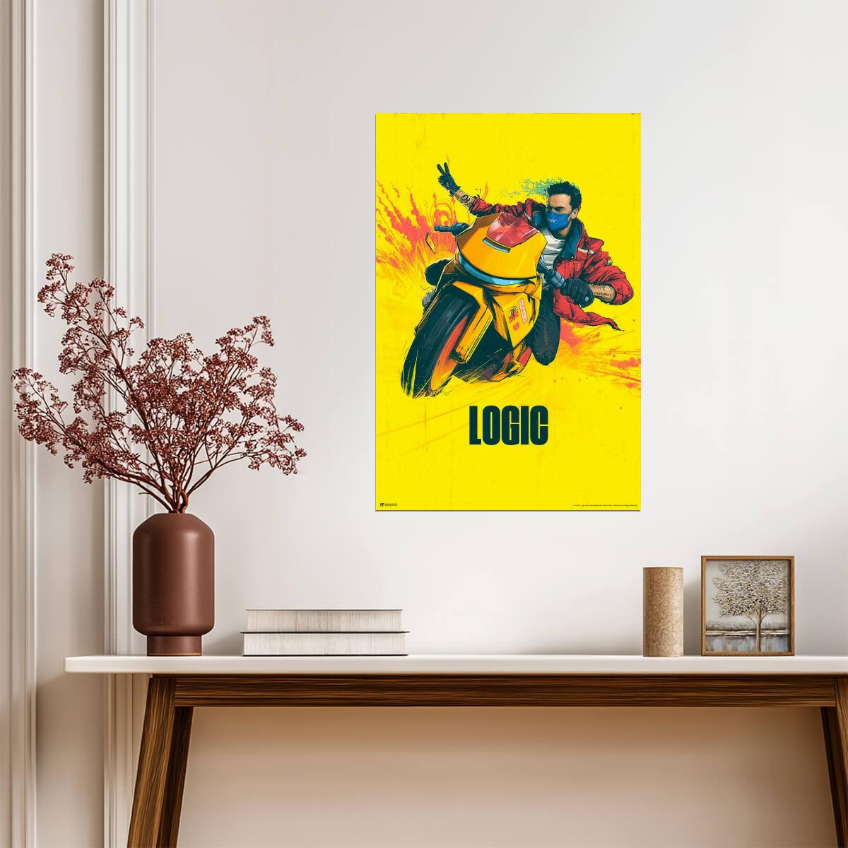 Logic Confessions of a Dangerous Mind | Album Art Poster | Modern Hip Hop Wall Decor - Music Poster