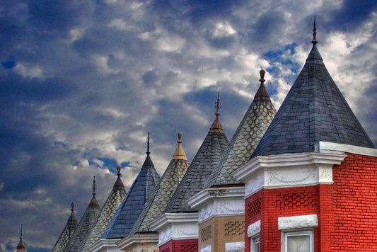 Washington D.C. Row Houses | Urban Architecture Photography | City Poster - Photography Poster