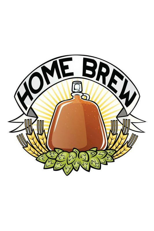 Home Brew Beer Poster | Craft Beer Art | Kitchen & Brewery Decor