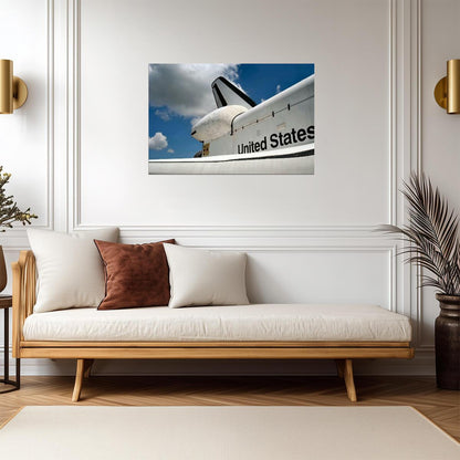 Space Shuttle Close Up | NASA Photography Print | Space Exploration Poster - Photography Poster