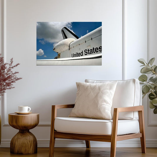 Space Shuttle Close Up | NASA Photography Print | Space Exploration Poster - Photography Poster