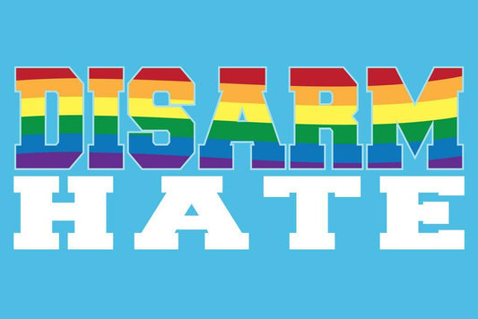 Disarm Hate | Pride Motivational Poster