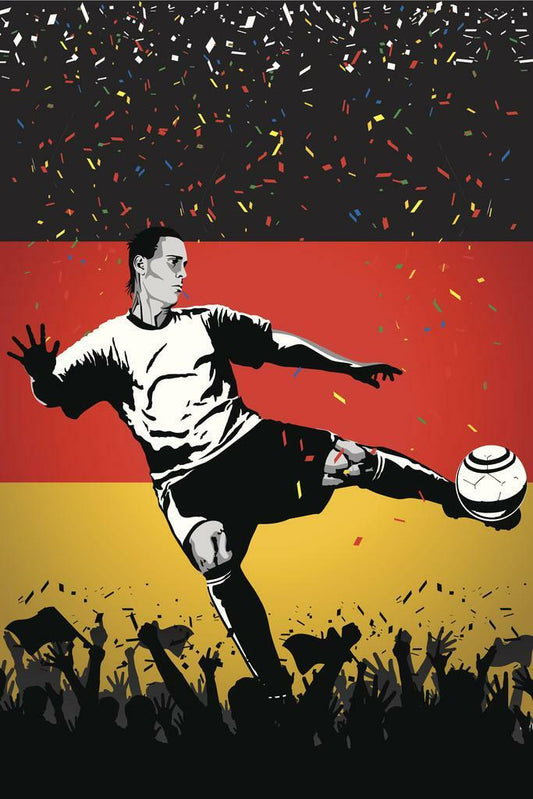 Germany National Soccer Team | Sports Poster | Football Fan Wall Art
