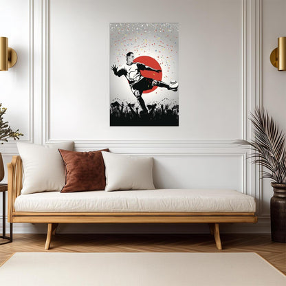 Japan National Soccer Team | Sports Poster | Football Fan Wall Art
