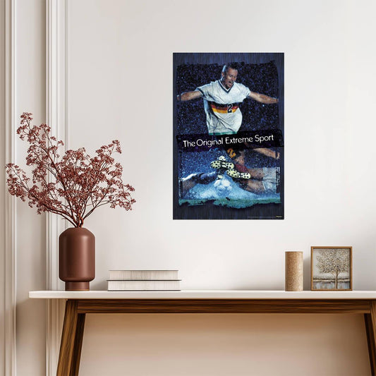 "Soccer The Extreme Sport" | Motivational Sports Quote | Football Fan Poster