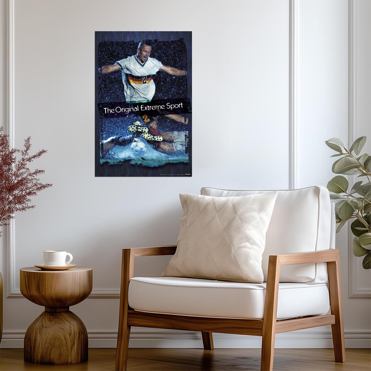 "Soccer The Extreme Sport" | Motivational Sports Quote | Football Fan Poster