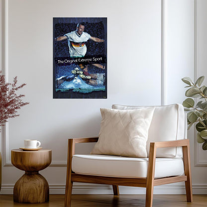 "Soccer The Extreme Sport" | Motivational Sports Quote | Football Fan Poster