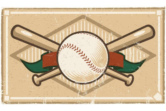 Baseball Player Diving Catch | Abstract Sports Illustration | Action Scene Art Poster - Sports Poster