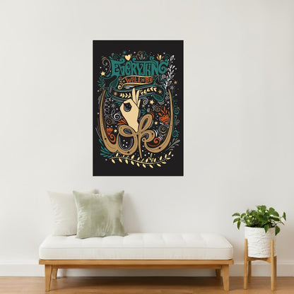 Everything Will Be Ok | Motivational Quote Poster