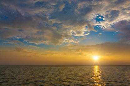 Colorful Sunset at Sea | Ocean Photography Print | Seascape Poster - Photography Poster