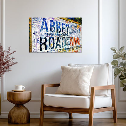 Abbey Road Sign in London | Music Landmark Photography | Beatles Fan Poster - Photography Poster