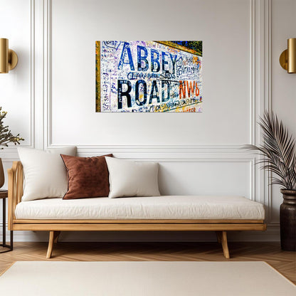 Abbey Road Sign in London | Music Landmark Photography | Beatles Fan Poster - Photography Poster