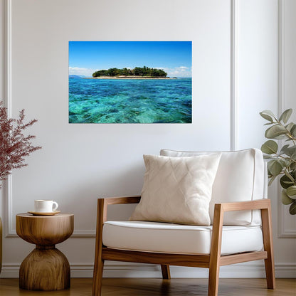 Treasure Island Resort in Fiji | Tropical Photography | Paradise Beach Poster - Photography Poster