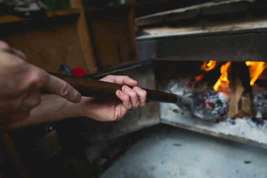 Pit Master Tending The Fire | BBQ Photography | Food and Cooking Poster - Photography Poster