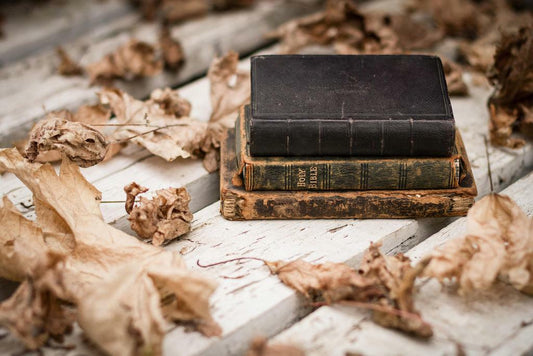 Very Old Antique Books | Still Life Photography | Library Decor Poster - Photography Poster