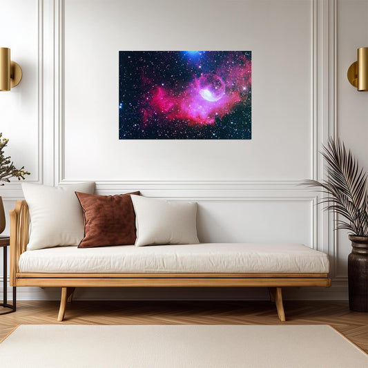 A Gaseous Nebula in Deep Space | Astrophotography Print | Galaxy Poster - Photography Poster