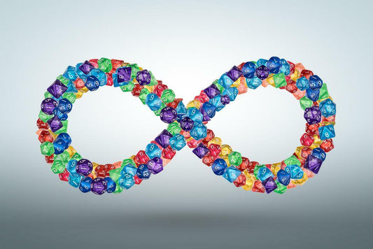 The Infinity Mark | Abstract Light Painting Photography | Conceptual Art Poster - Graphic & Art Poster