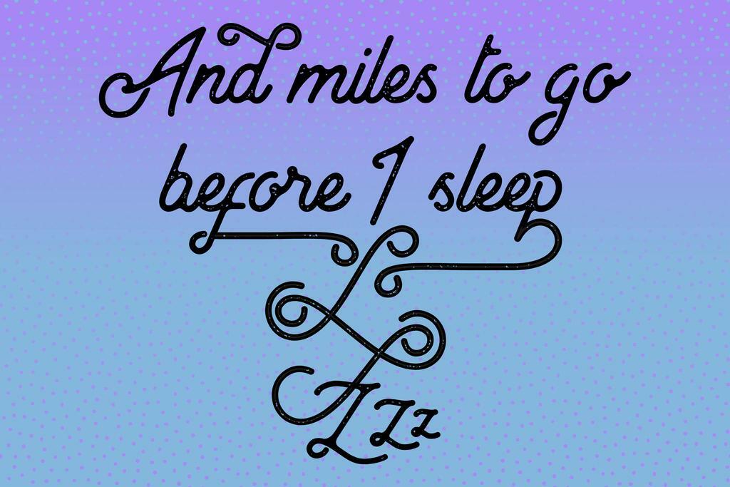 And Miles To Go Before I Sleep | Robert Frost Poem Quote | Stopping by Woods on a Snowy Evening Poster - Type & Quotes Poster