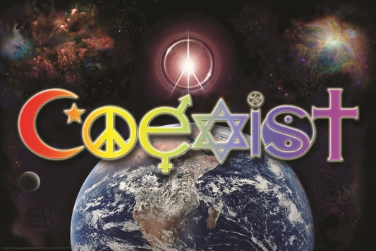 Coexist | World Peace Motivational Poster