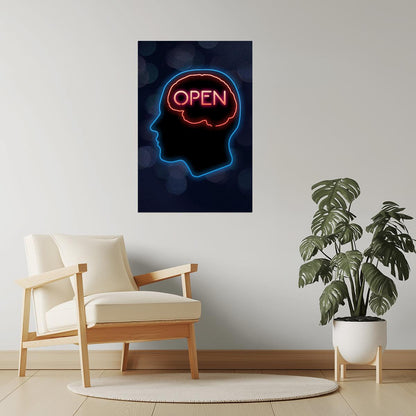 Keep an Open Mind | Motivational Poster on Change and Adaptation