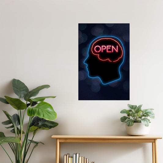 Keep an Open Mind | Motivational Poster on Change and Adaptation