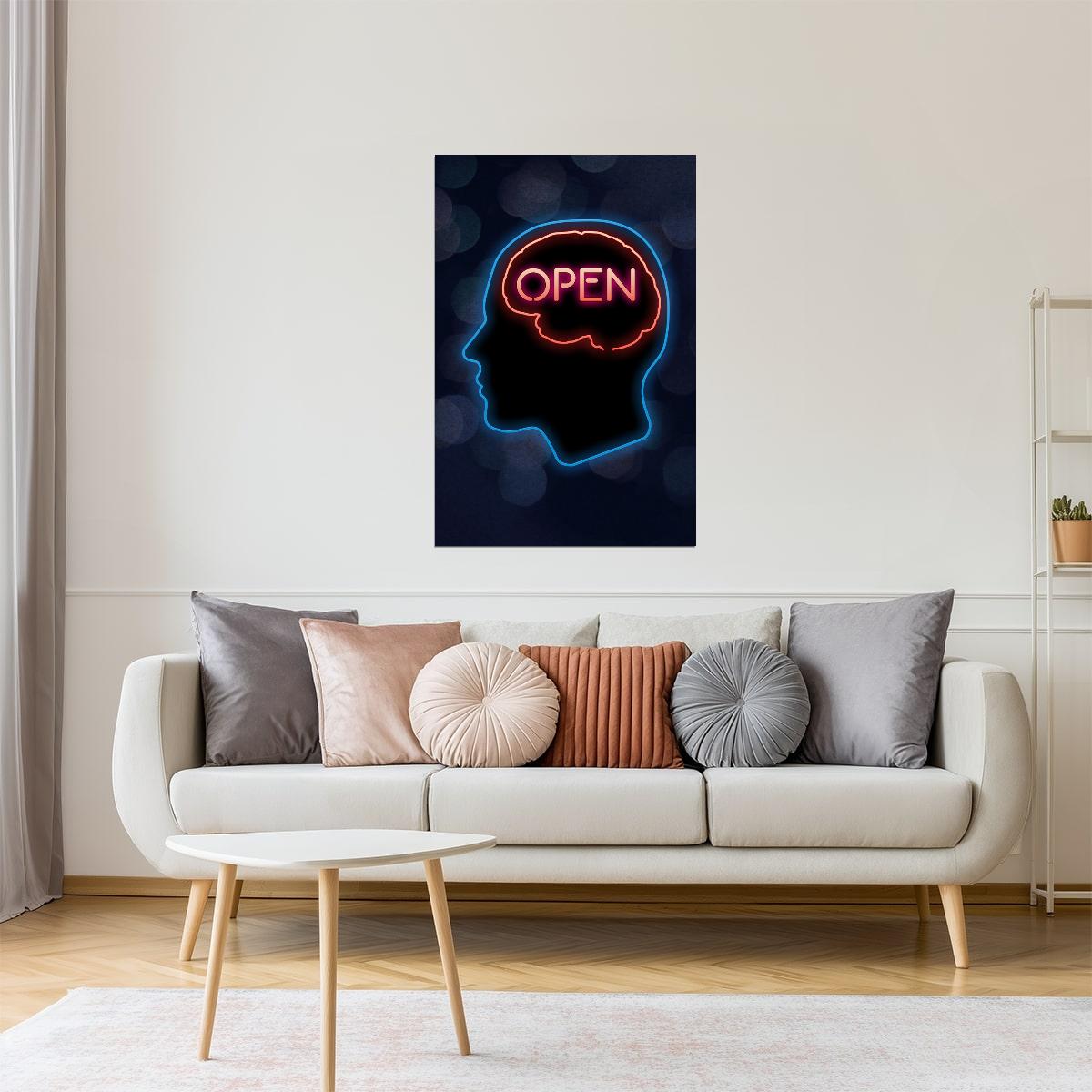 Keep an Open Mind | Motivational Poster on Change and Adaptation