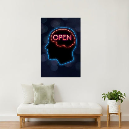 Keep an Open Mind | Motivational Poster on Change and Adaptation