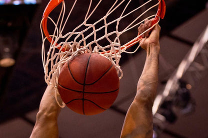 Basketball Slam Dunk in Action | Dynamic Sports Photography | Basketball Player Poster - Sports Poster