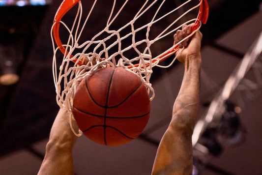 Basketball Slam Dunk in Action | Dynamic Sports Photography | Basketball Player Poster - Sports Poster