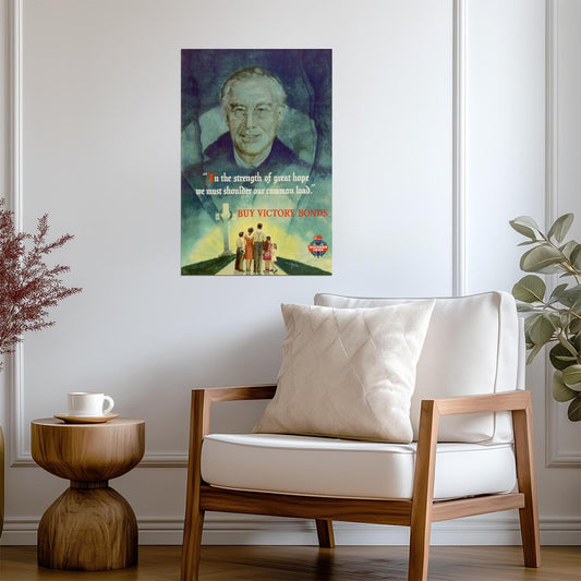 "In The Strength of Great Hope" | WWI Red Cross Poster | Vintage Propaganda Art - Vintage & Retro Poster
