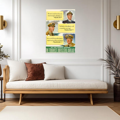 "Meet Your Schedules For Victory" | WWII Propaganda Poster | War Production Art - Vintage & Retro Poster