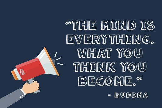 The Mind Is Everything | Buddha Motivational Quote Poster